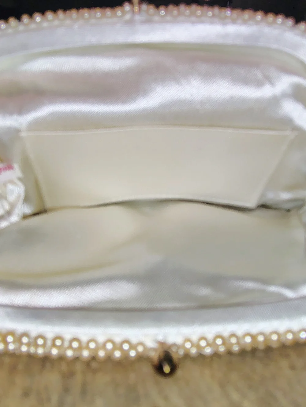 Pearl Beaded Evening Clutch Purse